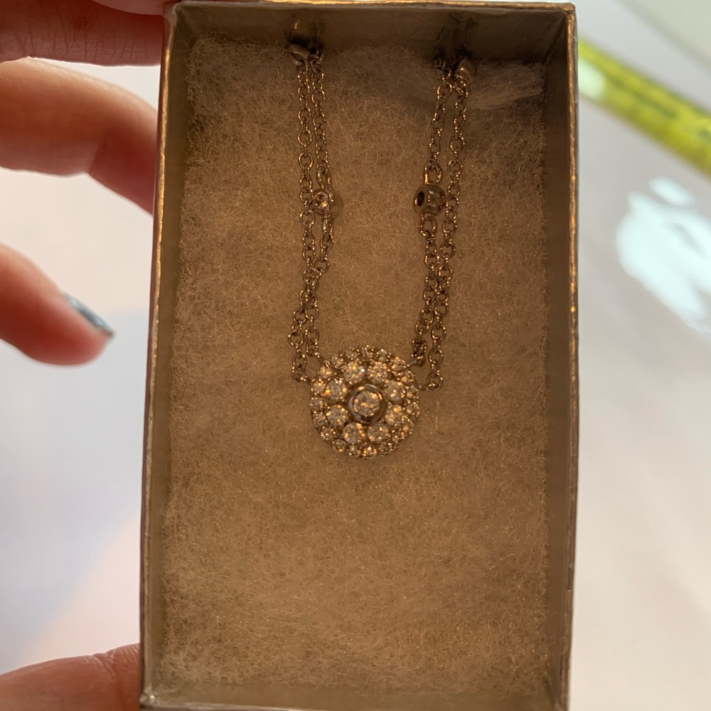 Double chain necklace